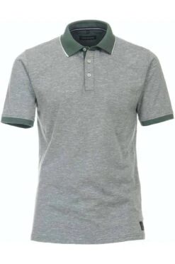 Casa Moda Casual Fit Poloshirt Grün, Melange