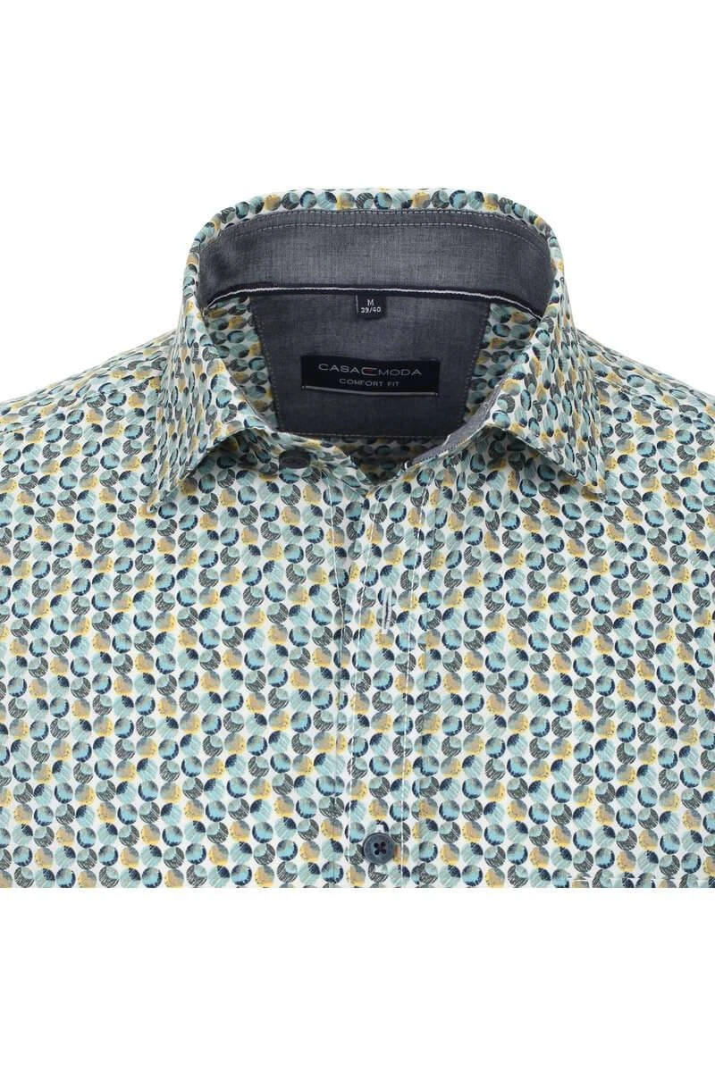 Casa Moda Comfort Fit Hemd Aqua, Gepunktet 2 Casa Moda Comfort Fit Hemd Aqua, Gepunktet – Bild 2