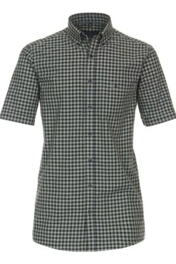 Casa Moda Comfort Fit Hemd Grün, Kariert
