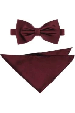 Franco Baresi Fliege Aus 100% Seidebordeaux, Einfarbig