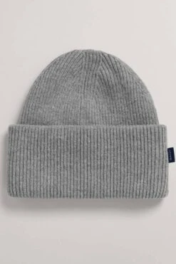GANT Herren Mütze 80% Wolle / 20% Polyamid Grau