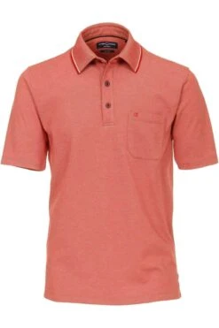 Casa Moda Casual Casual Fit Poloshirt Orange, Einfarbig