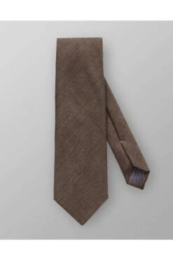 ETON Krawatte 58% Schurwolle / 29% Wolle / 13% Seide Braun, Einfarbig