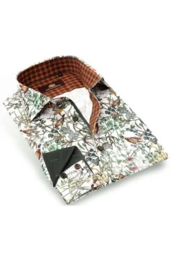 Circle Of Gentlemen Slim Fit Hemd Weiss, Gemustert