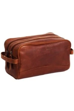 Chesterfield Herren KulturbeutelStacey Cognac, Einfarbig