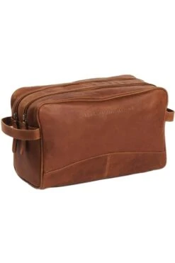 Chesterfield Herren KulturbeutelStefan Cognac, Einfarbig