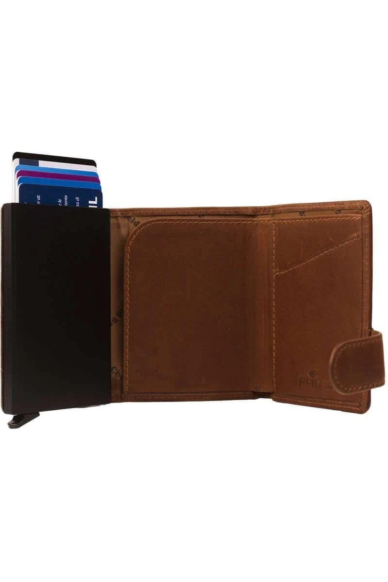 Chesterfield Kartenetuicognac, Einfarbig 4 Chesterfield Kartenetuicognac, Einfarbig – Bild 4