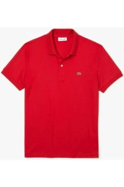 Lacoste Regular Fit Poloshirt Rot, Einfarbig
