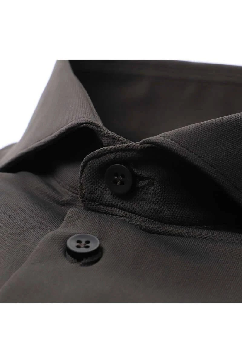 John Miller Performance Slim Fit Hemd Dunkelgrün, Einfarbig 2 John Miller Performance Slim Fit Hemd Dunkelgrün, Einfarbig – Bild 2