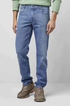 Meyer M5 Regular Fit Five-Pocket Herren Jeans Royal