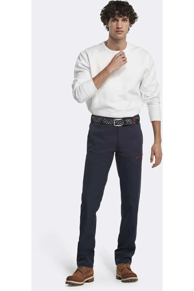 Meyer Herren Gürtel Aus 55% Polyester / 45% Elasthan, Patte Aus Leder3,5 Cm Mehrfarbig, Strukturiert 3 Meyer Herren Gürtel Aus 55% Polyester / 45% Elasthan, Patte Aus Leder3,5 Cm Mehrfarbig, Strukturiert – Bild 3