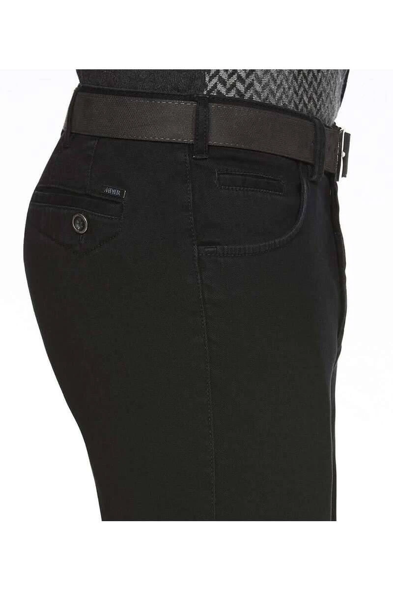 Meyer Slim Fit Five-Pocket Herren Jeans Schwarz 3 Meyer Slim Fit Five-Pocket Herren Jeans Schwarz – Bild 3