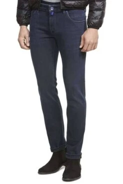 Meyer M5 Slim Fit Five-Pocket Herren Jeans Blau