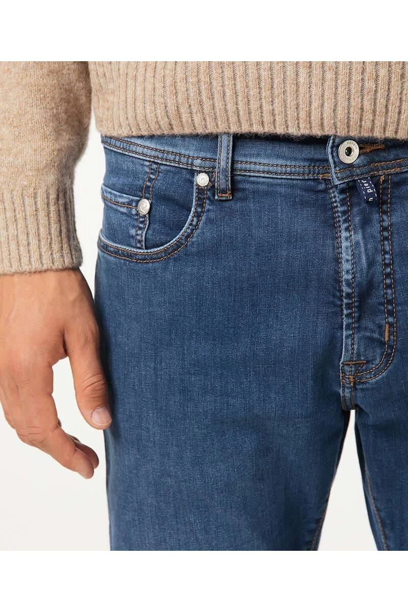 Pierre Cardin Lyon Regular Fit Herren Jeans Blau 3 Pierre Cardin Lyon Regular Fit Herren Jeans Blau – Bild 3