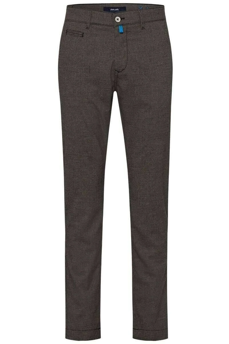 Pierre Cardin Lyon Tapered Fit Herren Chino Beige,Pepita 5 Pierre Cardin Lyon Tapered Fit Herren Chino Beige,Pepita – Bild 5