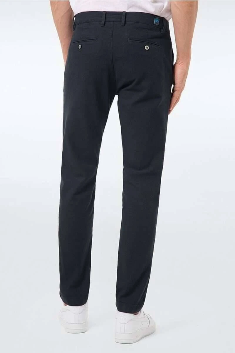 Pierre Cardin Lyon Tapered Fit Herren Chino Blau,Einfarbig 2 Pierre Cardin Lyon Tapered Fit Herren Chino Blau,Einfarbig – Bild 2