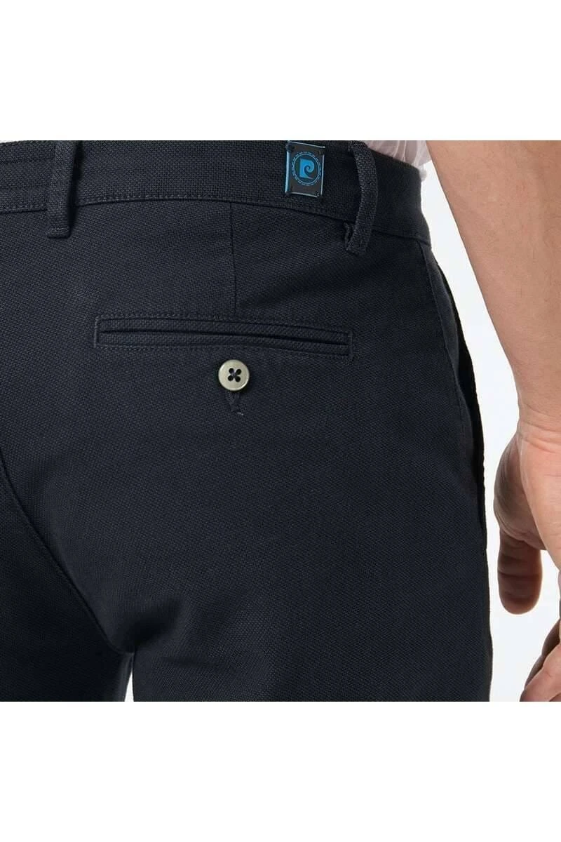 Pierre Cardin Lyon Tapered Fit Herren Chino Blau,Einfarbig 3 Pierre Cardin Lyon Tapered Fit Herren Chino Blau,Einfarbig – Bild 3