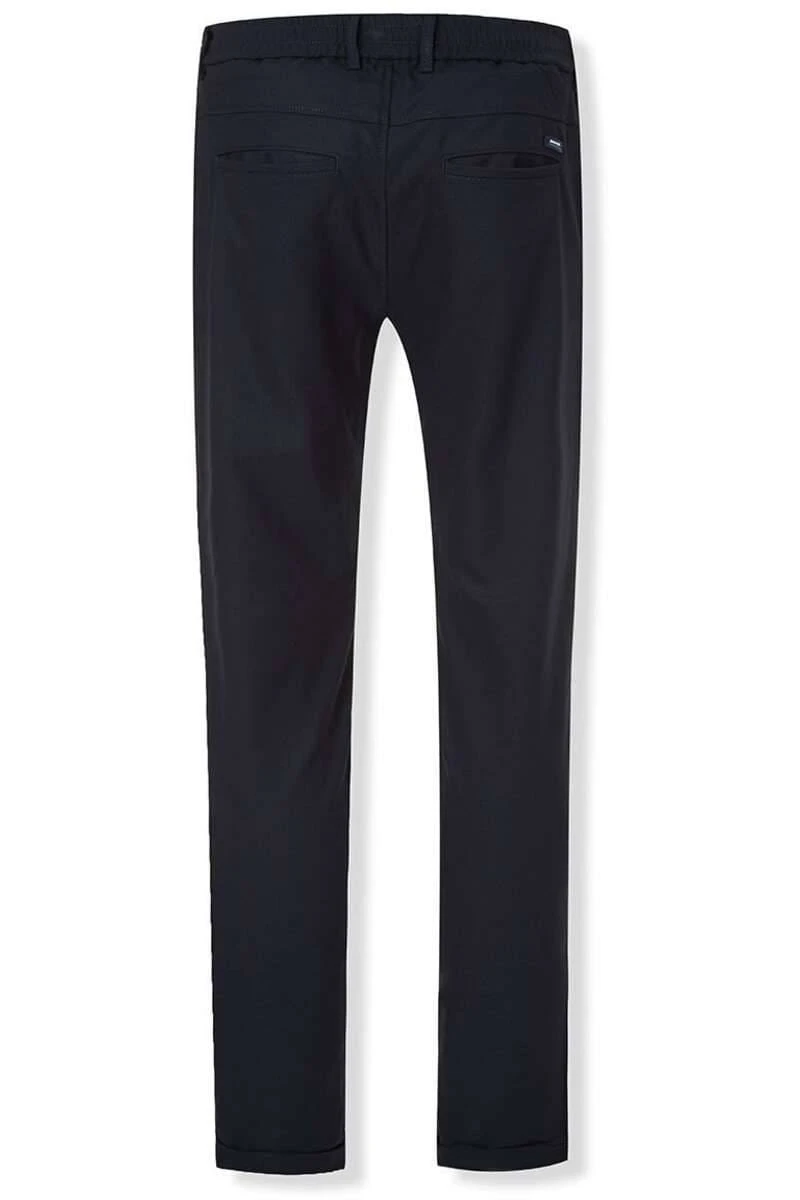 Pierre Cardin Lyon Modern Fit Wolloptik Herren Freizeithose Marine 2 Pierre Cardin Lyon Modern Fit Wolloptik Herren Freizeithose Marine – Bild 2