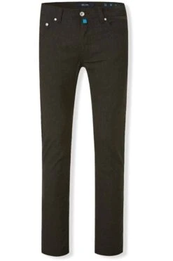 Pierre Cardin Lyon Tapered Fit Five-Pocket Herren Hose Beetle