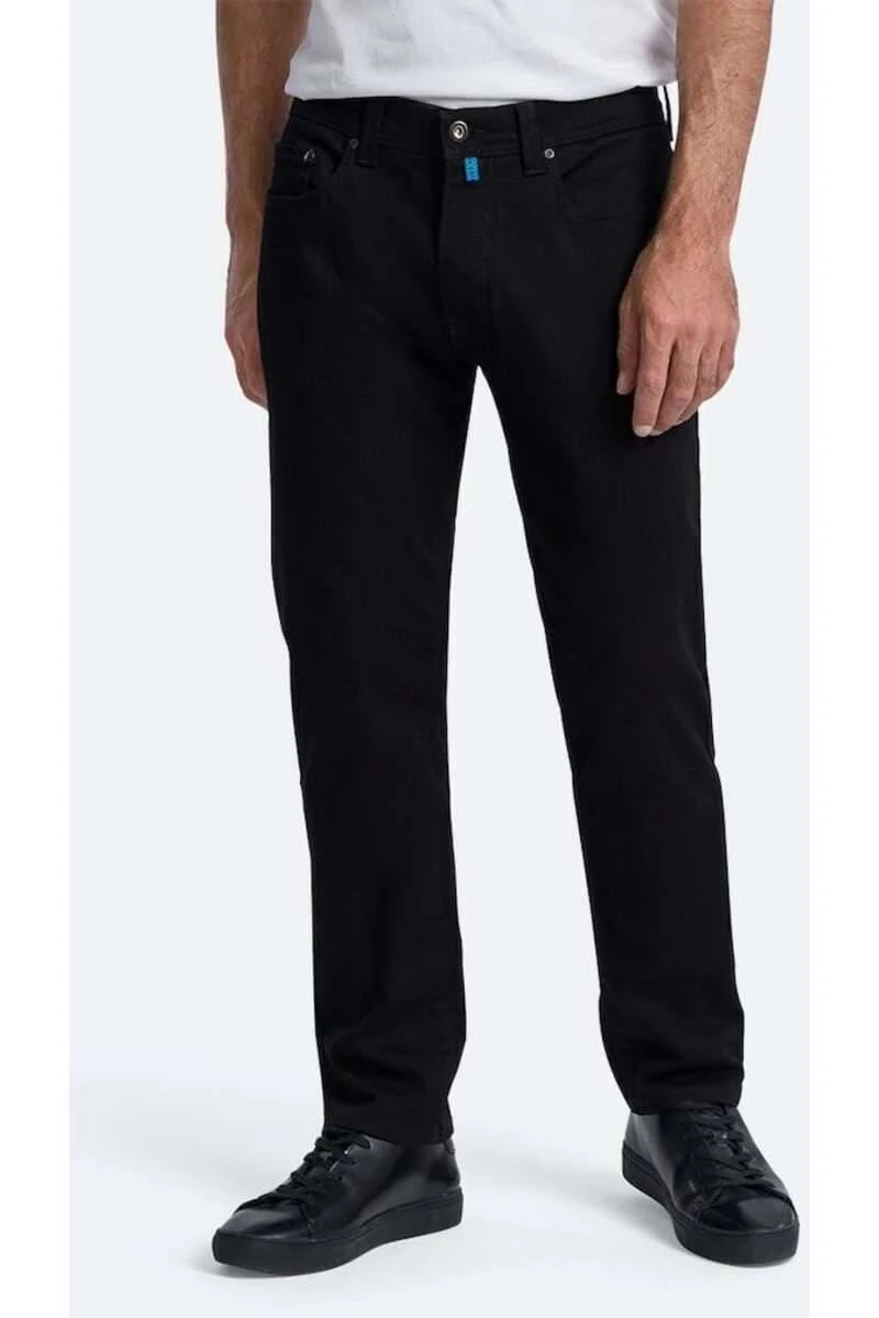 Pierre Cardin Lyon Futureflex Tapered Fit Five-Pocket Herren Jeans Schwarz 1 Pierre Cardin Lyon Futureflex Tapered Fit Five-Pocket Herren Jeans Schwarz