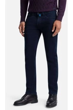 Pierre Cardin Antibes Slim Fit Five-Pocket Herren Jeans Blau/schwarz