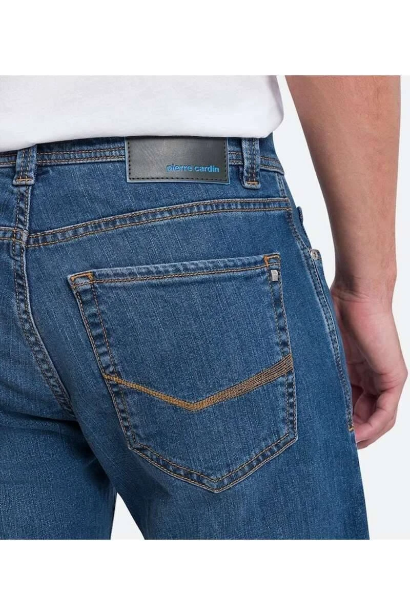 Pierre Cardin Tapered Fit Five-Pocket Herren Jeans Blau 4 Pierre Cardin Tapered Fit Five-Pocket Herren Jeans Blau – Bild 4