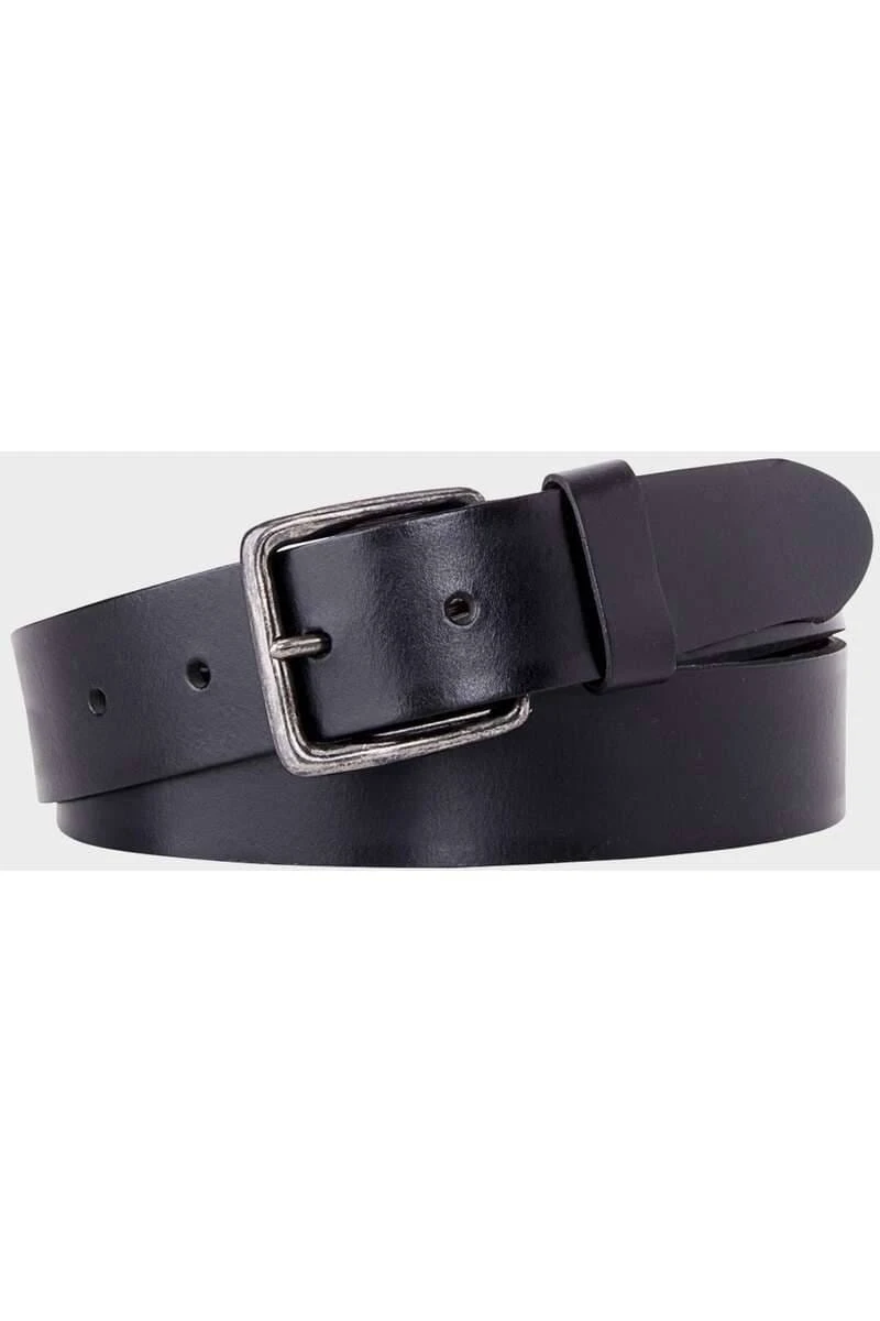 Michaelis Herren Gürtel Aus Leder Schwarz, Einfarbig 1 Michaelis Herren Gürtel Aus Leder Schwarz, Einfarbig