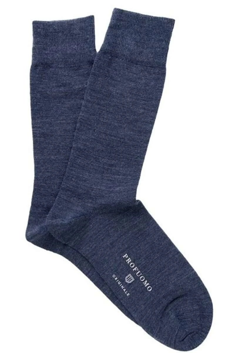 Profuomo Originale Herren Socken Blau, Einfarbig 1 Profuomo Originale Herren Socken Blau, Einfarbig