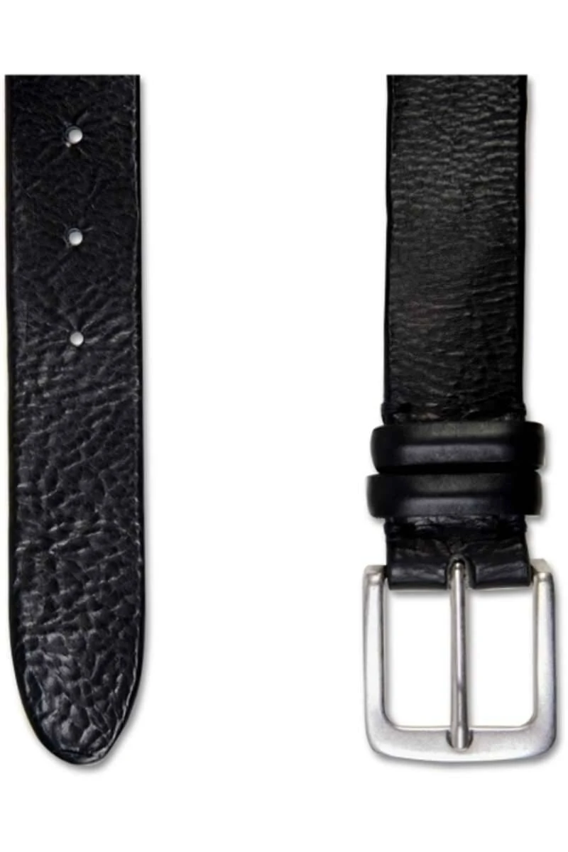 Profuomo Herren Gürtel Aus 100% Echtleder4,0 Cm Schwarz, Einfarbig 2 Profuomo Herren Gürtel Aus 100% Echtleder4,0 Cm Schwarz, Einfarbig – Bild 2