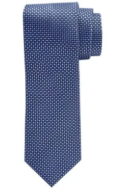 Profuomo Krawatte 100% Seide Dunkelblau, Faux-uni