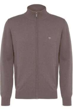 Fynch-Hatton Casual FitCardiganZip Schlamm