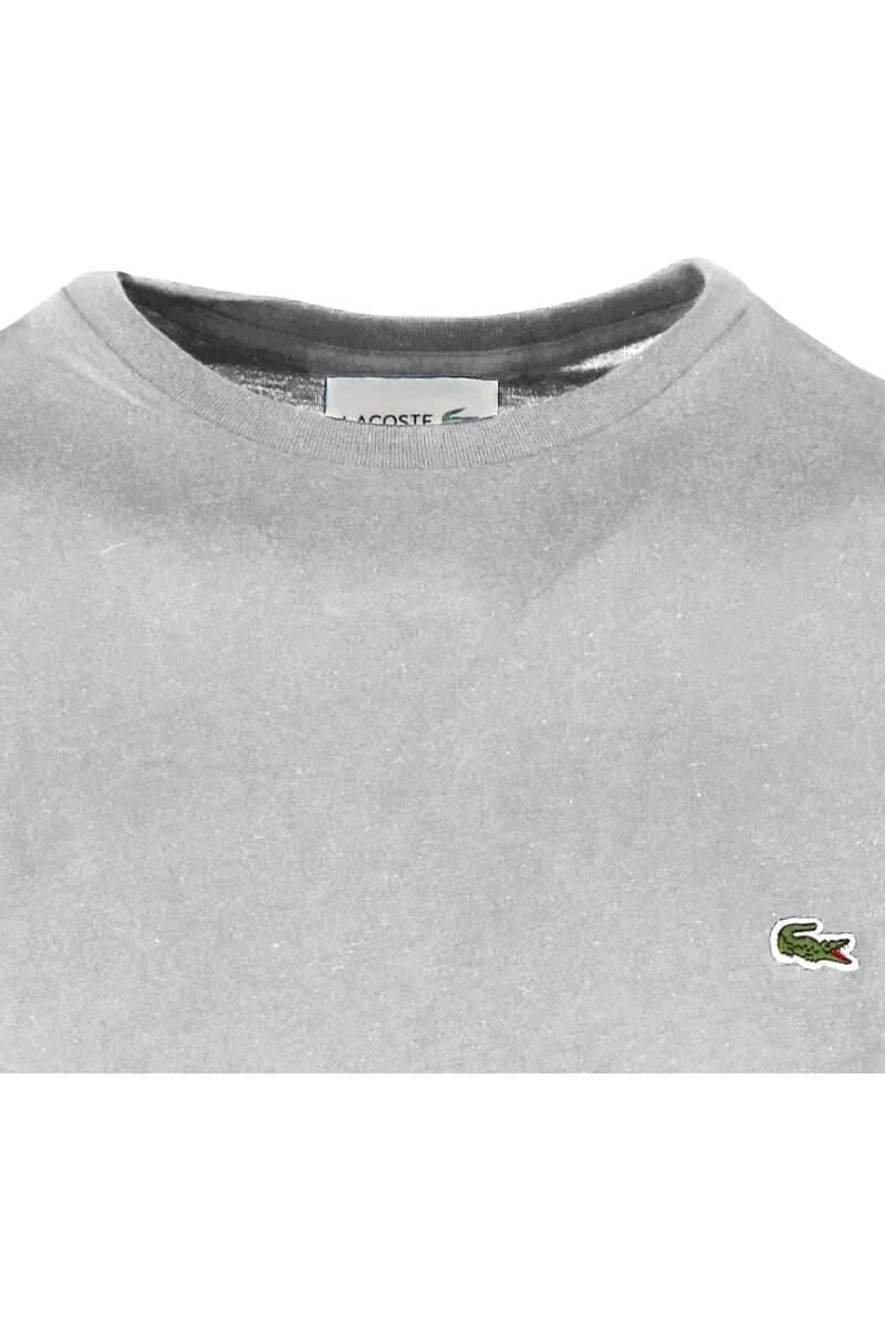 Lacoste Regular Fit T-Shirt Rundhals Hellgrau,Einfarbig 2 Lacoste Regular Fit T-Shirt Rundhals Hellgrau,Einfarbig – Bild 2